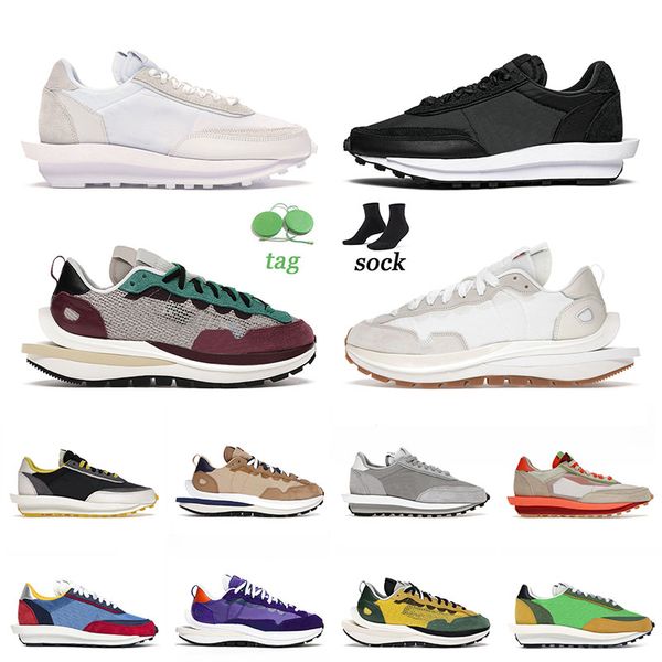 

2022 arrival og blazer vaporwaffle x ldv waffle running shoes nylon white black game royal sail gum bright citron dark iris sneakers tennis