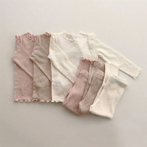 Дети Pajamas Baby Girls Одежда для одежды Симпатичные Пижамы для детей Малышей Настройки Детская девушка 220326