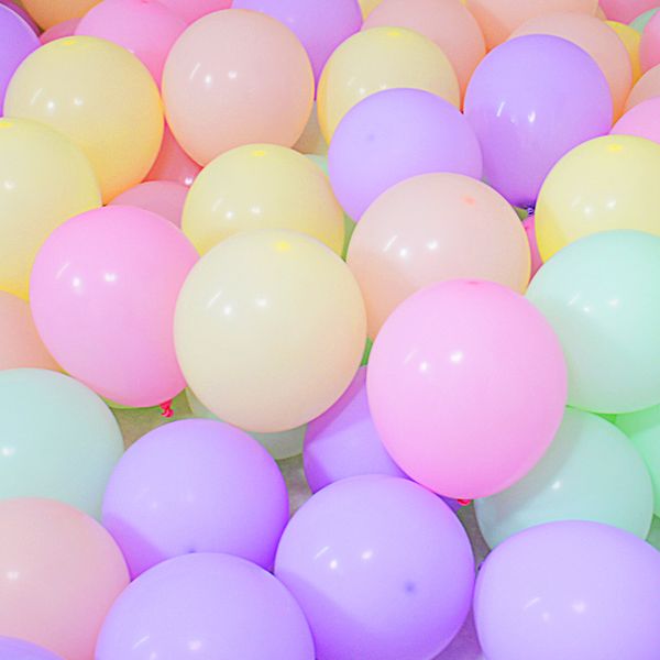 

100pcs macaron candy latex balloon wedding decorations party decor birthday 10inch mixed colored