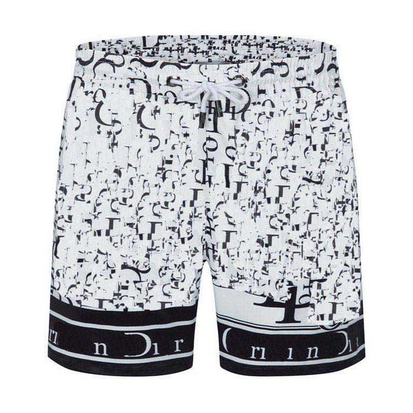 

summer mens shorts designers fashion board short gym mesh sportswear quick drying swimwear printing man s clothing swim beach pants asian si, White;black