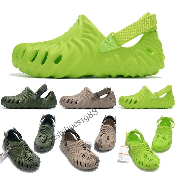 

pollex clog croc slippers women mens slides big size 36-46 platform sandals crocodiles white black green purple brown beach shoes