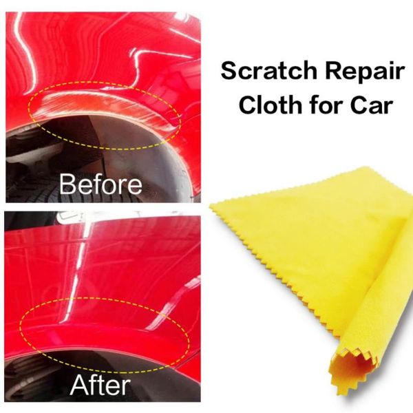 Organizador de carros Fita um pano de esmalte claro para arranhões de tinta clara removendo arranhões no reparo ou porta de superfície