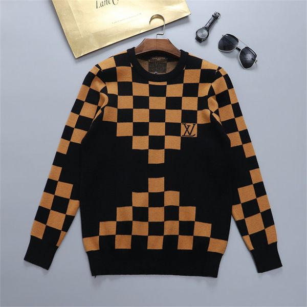 

designers sweaters mens womens pullover fashion classic round neck long sleeve sweater##232, White;black