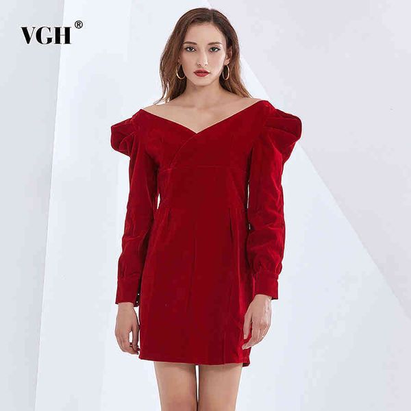 

black patchwork diamond dress for women v neck long sleeve high waist spring mini dresses female fashion clothing 210507, Black;gray