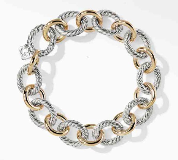 

Mens Jewelry Trend Dy Bracelet Gold Charm Designer Women Platinum Twisted Wire Bracelets Hot Round Plated Head Hemp Fashion Versatile Selling jewelry accessories