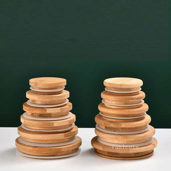 Крышка чашки для напитков бамбуковая деревянная крышка керамическая чашка для крышки запечатанная свеча крышка крышка резинового кольца Coverzc173