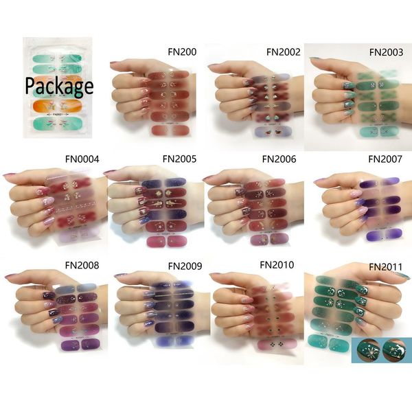 

foils gold slider shimmer sticker for wrap starry manicure