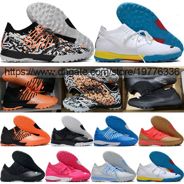 

send with bag soccer boots future z 1.3 teazer ic tf mens indoor turf football shoes black orange white blue neymars jr knit socks soccer cl