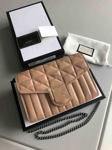 

2022 5a quality luxurys designers double g handbag designer handbags square chain bag real leather women's bag shoulder bags messenger