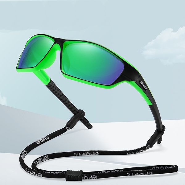 

aoron new polarized sports sunglasses for men fishing cycling baseball running and driving uv400 protection a3042, White;black