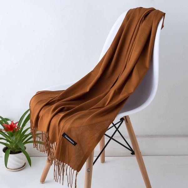 

180 65cm classic scarf large solid color soft carf cashmere boy girl women office lady shawl wrap pashmina female, Blue;gray
