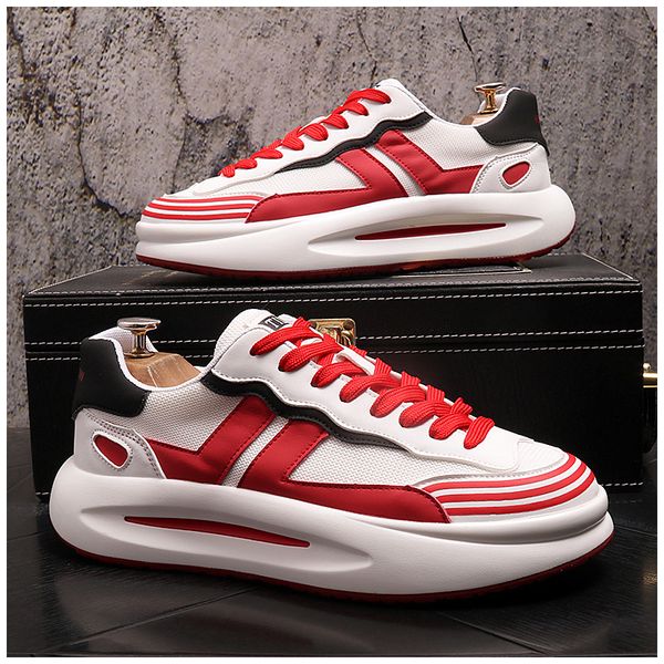 

new arrival mens black leisure shoes fashion concise designer mesh breathable flat platform male casual comfort zapatos