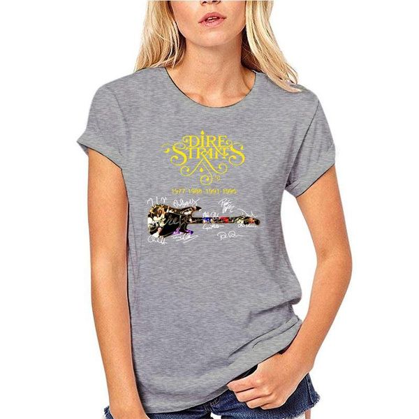 

women's t-shirts graphic t shirts dire straits 1977 1988 1991 1995 signature tshirts black navy for men women tees, White;black