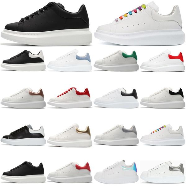 

new classic black white platform mcquen mens womens running shoes red gold snakeskin low cut leather flat suede men lady skateboard sports s