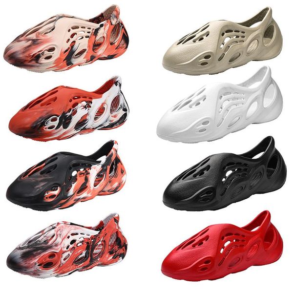 

man woman slides bone resin desert sand slippers camouflage slides earth red mxt black slipper men women mens sandals soot core pur