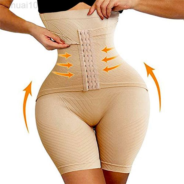 Kemer popo kaldırıcı gövde şekillendirici kadınlar için yüksek bel antrenörü karın zayıflama kılıfı kontrol külotları shapewear düzeltici iç çamaşırı l220802