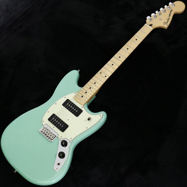 

player mustang 90 maple fingerboard seafoam green electric guitar
