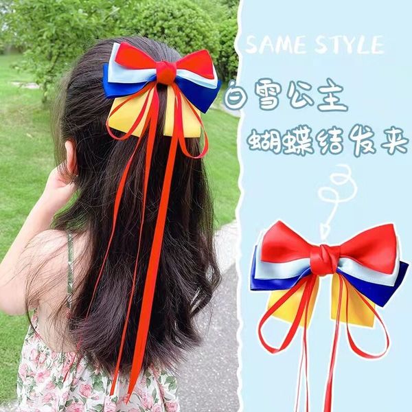 

ribbon bow girls hair clip princess hairpin 30pcs/lot, Slivery;white