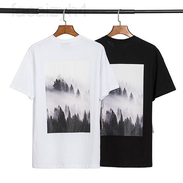 

men's t-shirts designer fg feel of god multi thread essentials landscape art print men's and women's loose short sleeve t-shi, White;black