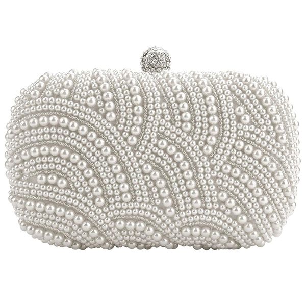 

fashion clutch bag beaded party bridal handbag wedding evening 220608