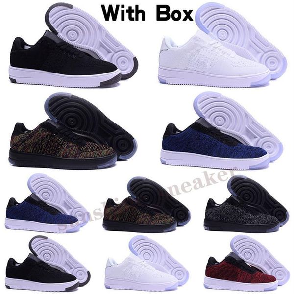 

men low skateboard shoes one 1 knit euro high women all white black red leather trainer sneaker 40-45264l, Black;brown