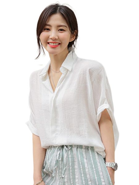 

dazy solid dolman sleeve shirt g0cq#, White