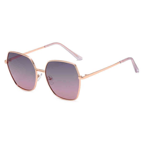 

sunglass sunglasses women 2022 korean version of anti uv polarized ins women's big face thin glasses, White;black