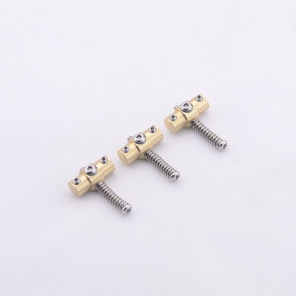 

guitar bridges 3 pieces vintage brass bridge saddle for bridge
