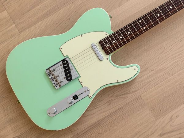 

vintage '62 tele custom surf green electric guitar