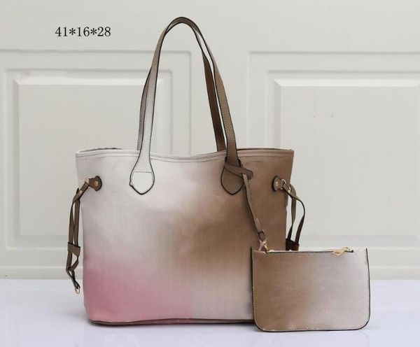 

women luxurys designers bags 2022 fashion ladies gradient color handbags purses cross body clutch messenger shopping bag shoulder