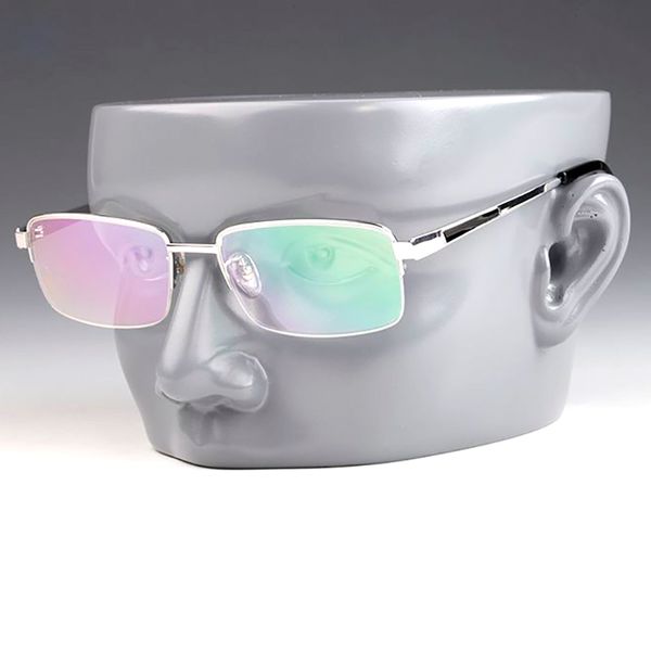 Herren-Sonnenbrille, Herren-Sonnenbrille, Rahmen, Titan, quadratisch, Computer-Brille, photochrome Gläser, Schutz vor blauem Licht, Korrektionsbrille für Damen-Designer