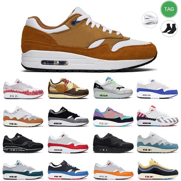 

1s men running shoes noise aqua curry sean wotherspoon daisy white red university blue mens trainer sneakers size 36-45
