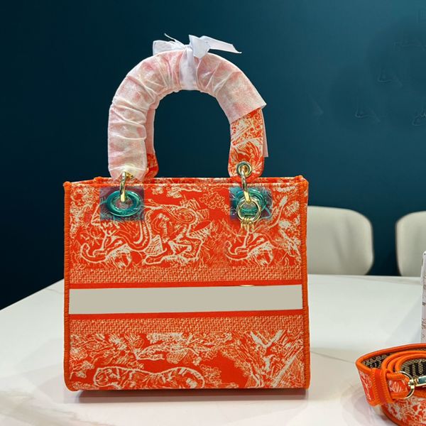

2022 fashion personality designer women handbag medium shopping bag canvas embroidered shoulder bag storage tote backpack 65