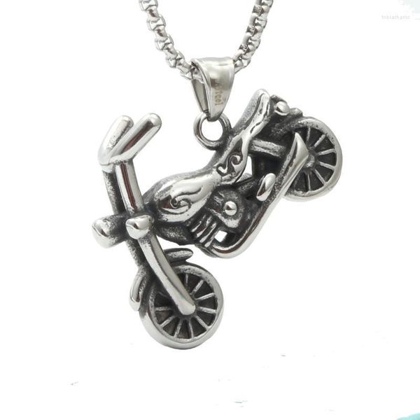 Anhänger Halsketten Motorrad Halskette Außenhandel Europa und Amerika Trendy Männer Frauen Mode Titan Stahl Schmuck