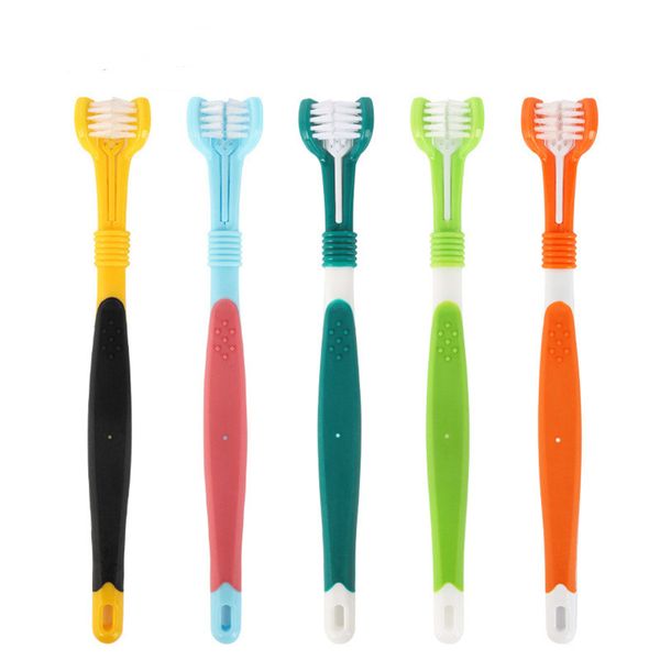 

dog grooming pet supplies dog three toothbrush oral cleaning large