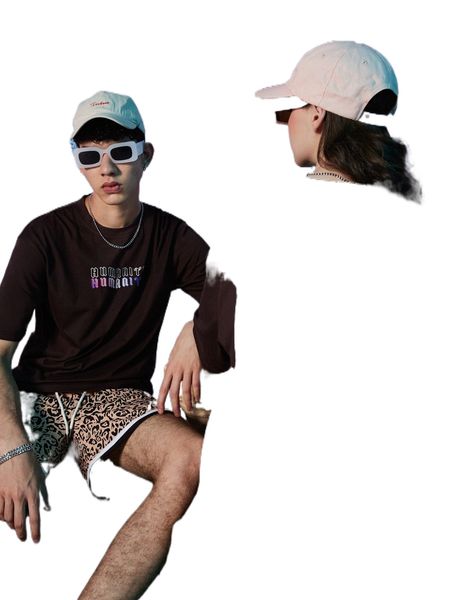 

romwe figure letter graphic tee m5iv#, White;black