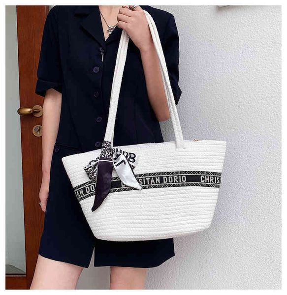 

50% off online outlet shop straw hat portable shoulder bag