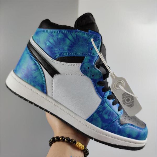 

retro high og tie dye ps cd0461-100 basketball sneakers size 36-44325g, Black