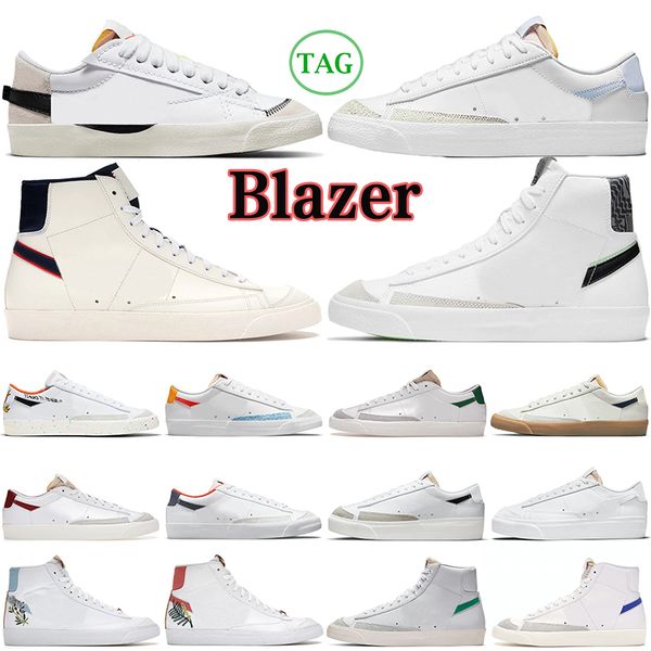 

wholesale mens trainers blazer mid 77 running shoes vintage ghost black white high city pride jumbo lue green men women outdoor designer sne