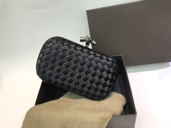 Bolsa de designer de moda feminina bolsa cosmética mini caixas sacos de embreagem bolsa de alta qualidade água cobra couro hemming fitas premium novo estilo com caixa