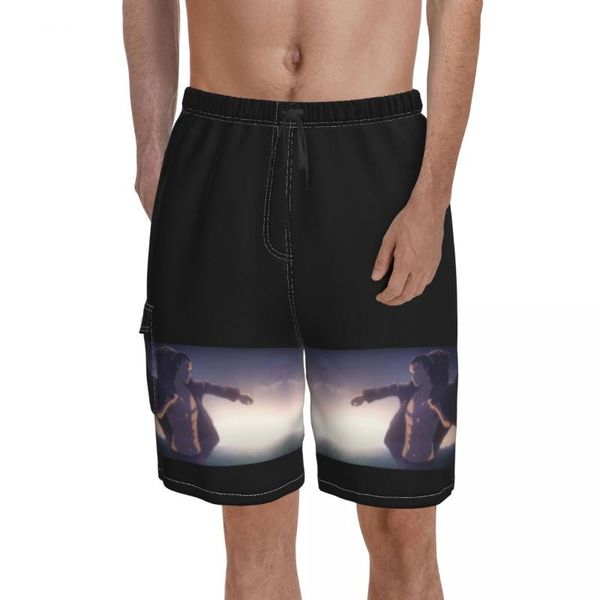 Herren Shorts Eren Yeager Board Trenky Anime Manga Japan Print Strand Männer Kordelzug Lustige Badehose Plus SizeHerren