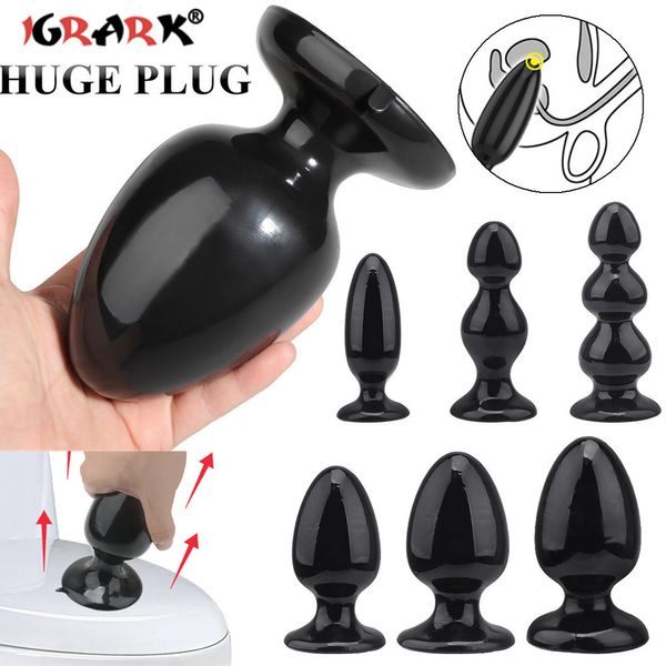 Adulto Grande Dilator anal Sexy Brinquedos para Homens Mulheres Enorme Butt Plug Prostate Massagem Expansão de Anus Vagina Estimulador Big Beads