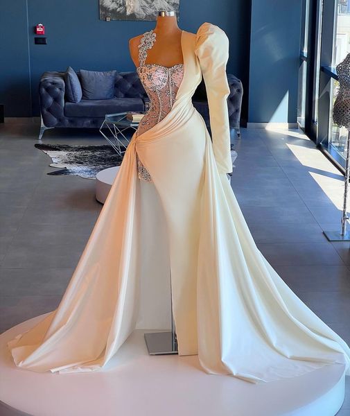 

2022 plus size arabic aso ebi luxurious stylish a-line prom dresses beaded crystals evening formal party second reception birthday engagemen, Black