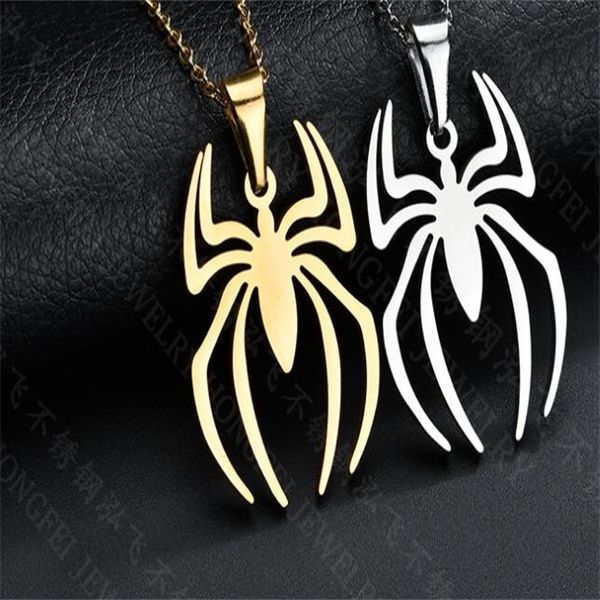 

european and american selling spiderman stainless steel necklace a42, Silver