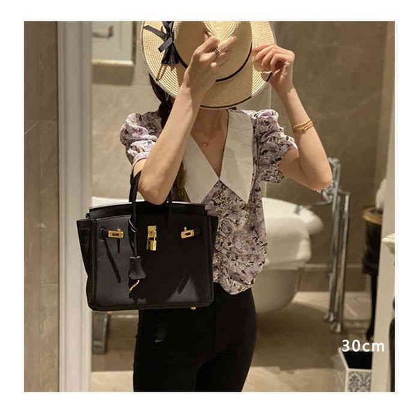 

designer luxury bbirkinss's handbags lychee pattern real platinum bag cow leather large capacity female 20 hapd
