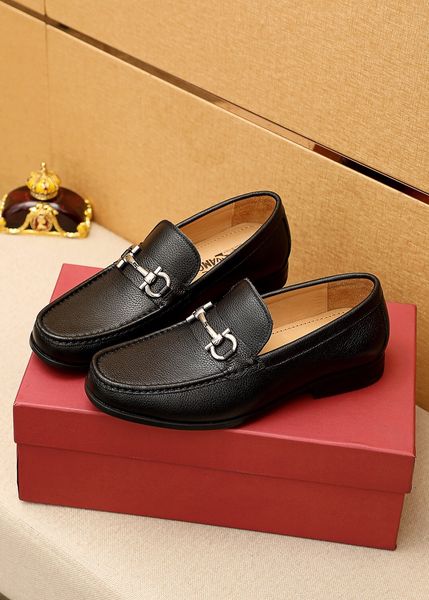 

2022 gentlemen business party wedding dress shoes brand designer fashion handmade oxfords men's outdoor casual flats size 38-45, Black
