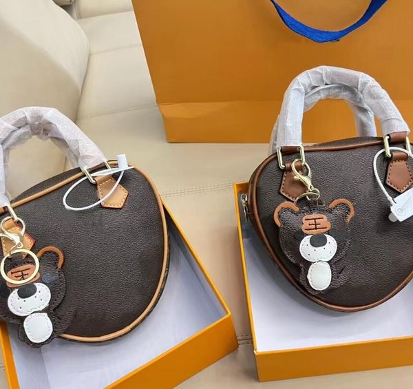 

limited edition women shoulder bag leather womens heart-shaped cartoon accessories elegance fashion designer mini handbag