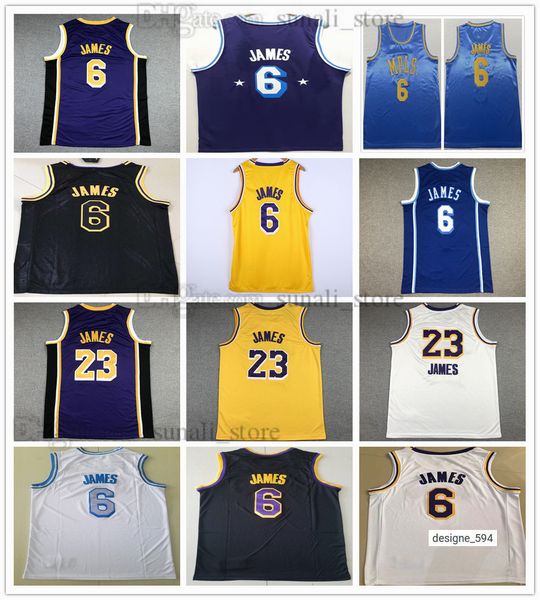 

100% stitched 23 lebron basketball jerseys 2021-22 city purple 6 jame white yellow black mpls. blue sports shirts edition embroidery, Black;red