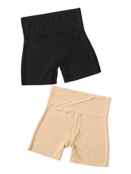 

shapewear panty set 2pack o8zu#, Black;red