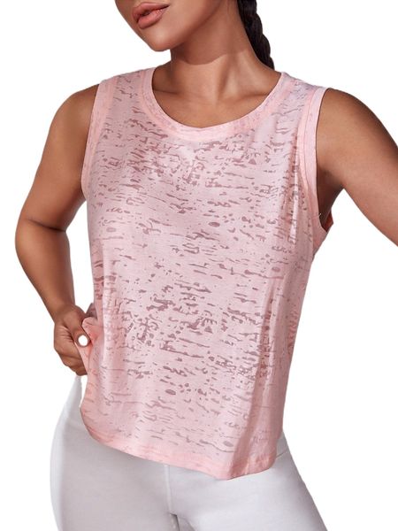 

graphic print sports tank 76ig#, Gray